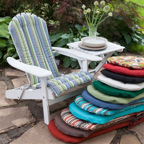 Adirondack cushion is filled with 100-percent polyester fiber. . Adirondack chair pads